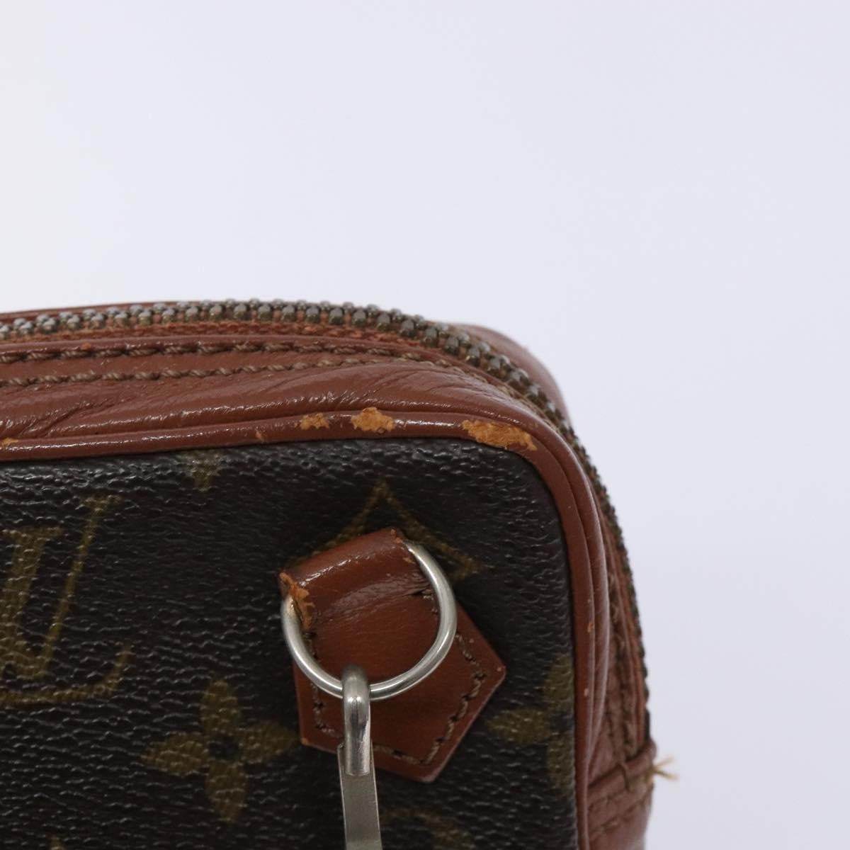 Louis Vuitton Monogram Clutch Monogram Canvas, BROWN, CANVAS, Clutche & pouche