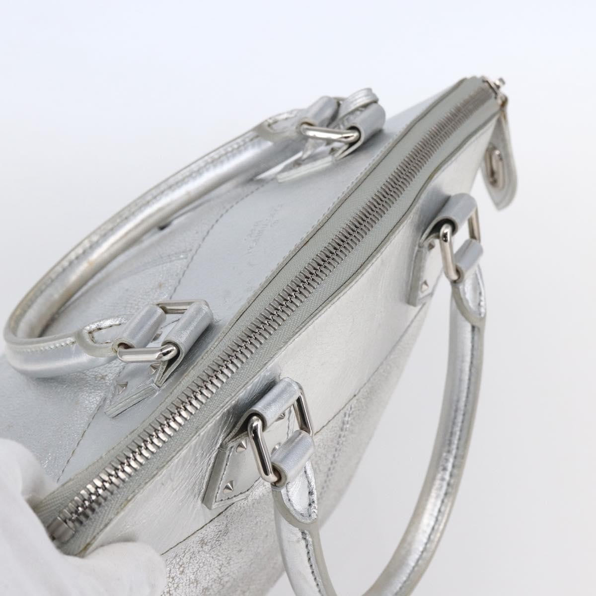 Louis Vuitton Suhali Lockit Handbag Leather, SILVER, LEATHER, Handbag