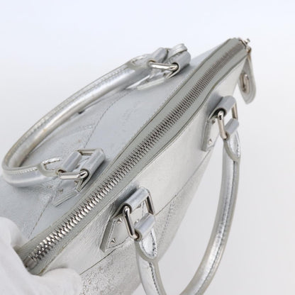 Louis Vuitton Suhali Lockit Handbag Leather, SILVER, LEATHER, Handbag
