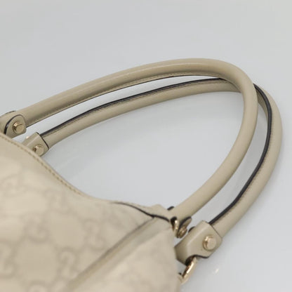 Gucci D-Ring Tote Guccissima Leather, WHITE, LEATHER, Tote bag