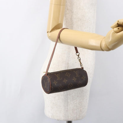 Louis Vuitton Papillon Pochette Monogram Canvas, BROWN, CANVAS, Clutche & pouche
