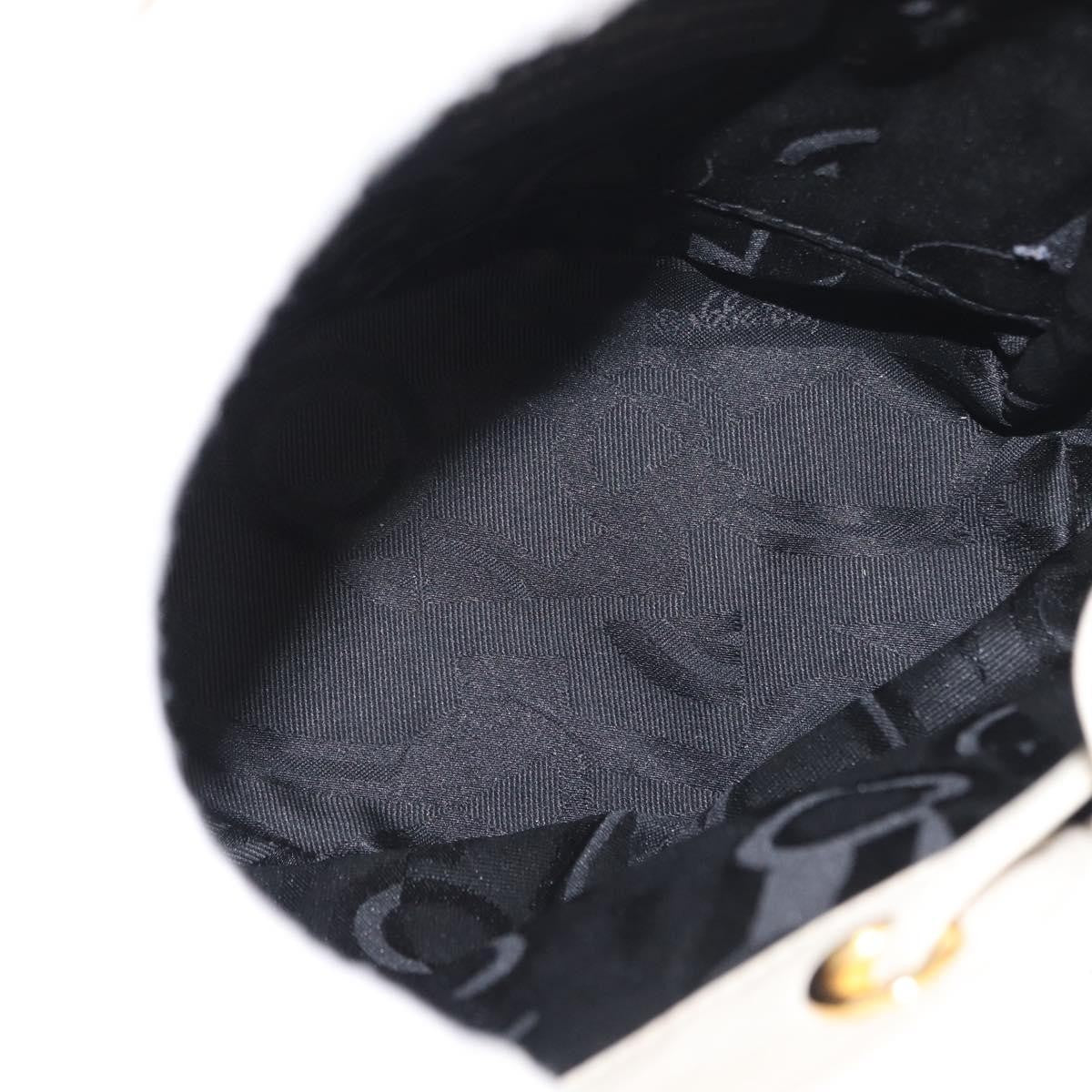 Salvatore Ferragamo Gancini Flap Drawstring Backpack Leather, WHITE, LEATHER, Backpack