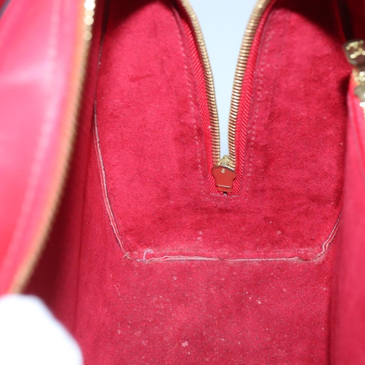 Louis Vuitton Pont Neuf Handbag Epi Leather, RED, LEATHER, Handbag