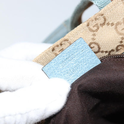 Gucci Web Zip Tote GG Canvas, BEIGE, CANVAS, Tote bag