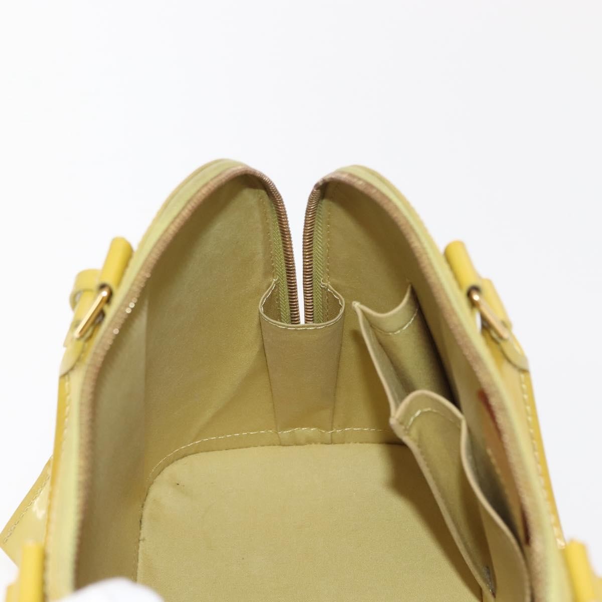 Louis Vuitton Alma Handbag Patent Leather, GREEN, PATENT_LEATHER, Handbag