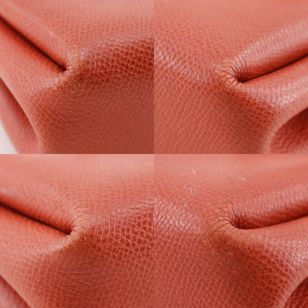 Hermes Vespa Bag Togo, ORANGE, LEATHER, Handbag