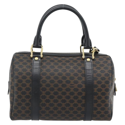 Celine Macadam Handbag Macadam with leather, Black, Canvas, Handbag