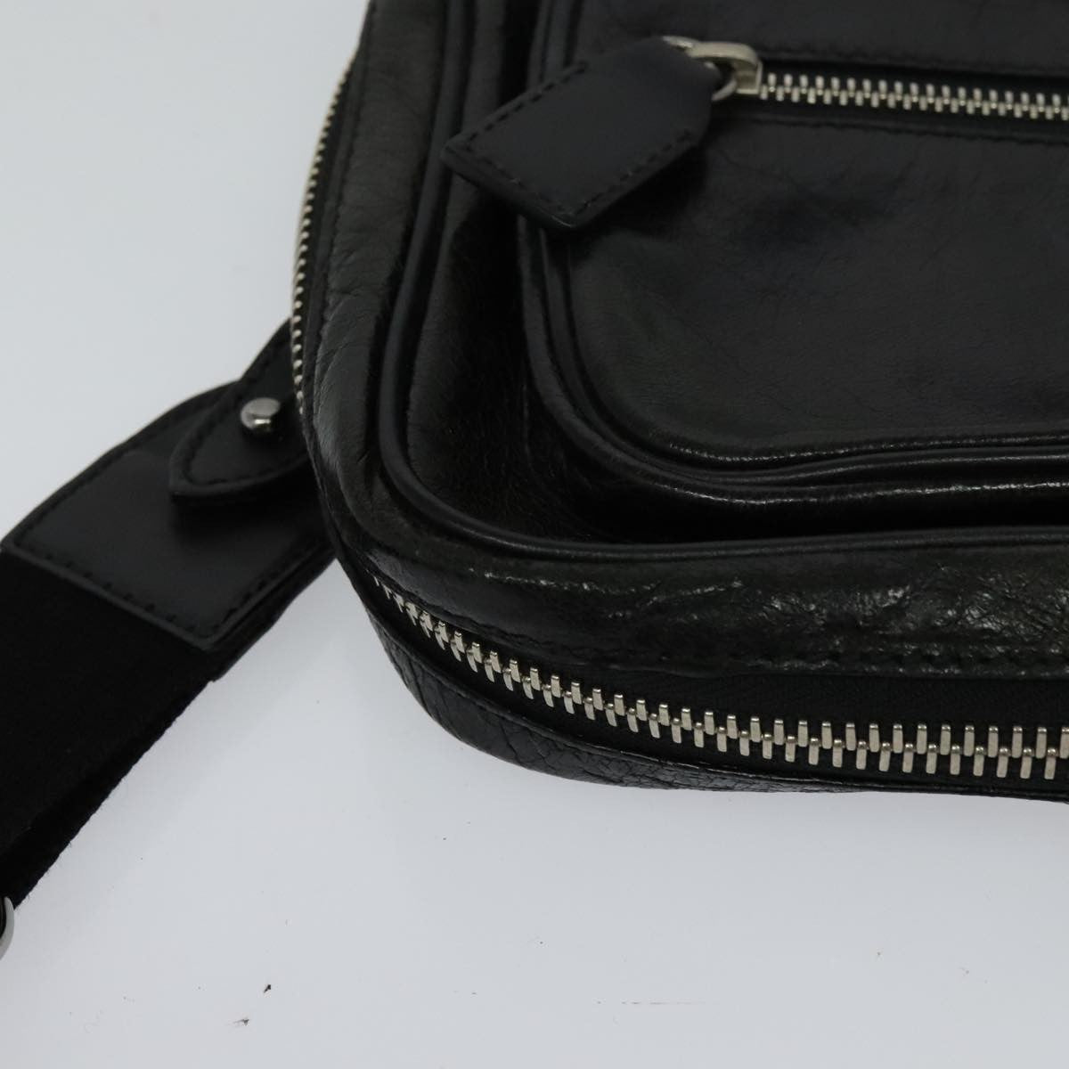 Chloe Paddington Body Leather, BLACK, LEATHER, Shoulder bag