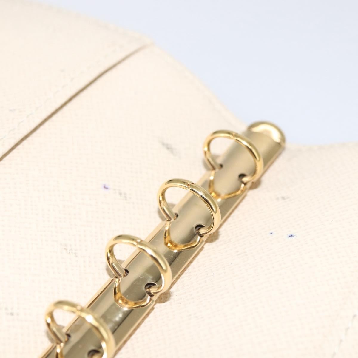 Louis Vuitton Agenda Cover Damier Azur, WHITE, CANVAS, Wallets