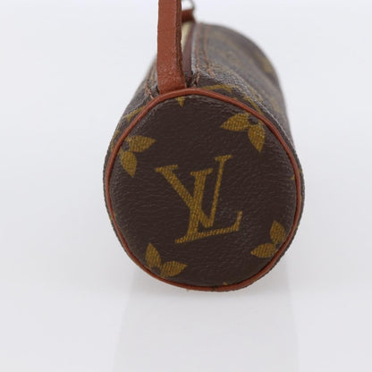Louis Vuitton Papillon Pochette Monogram Canvas, BROWN, CANVAS, Clutche & pouche