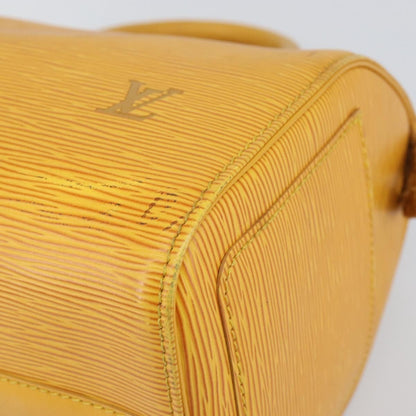 Louis Vuitton Speedy Handbag Epi Leather, YELLOW, LEATHER, Handbag