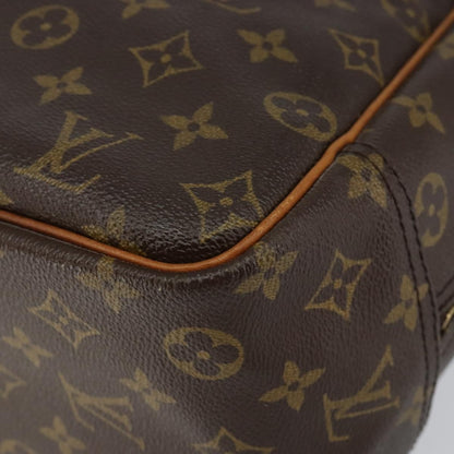 Louis Vuitton Deauville Handbag Monogram Canvas, BROWN, CANVAS, Handbag