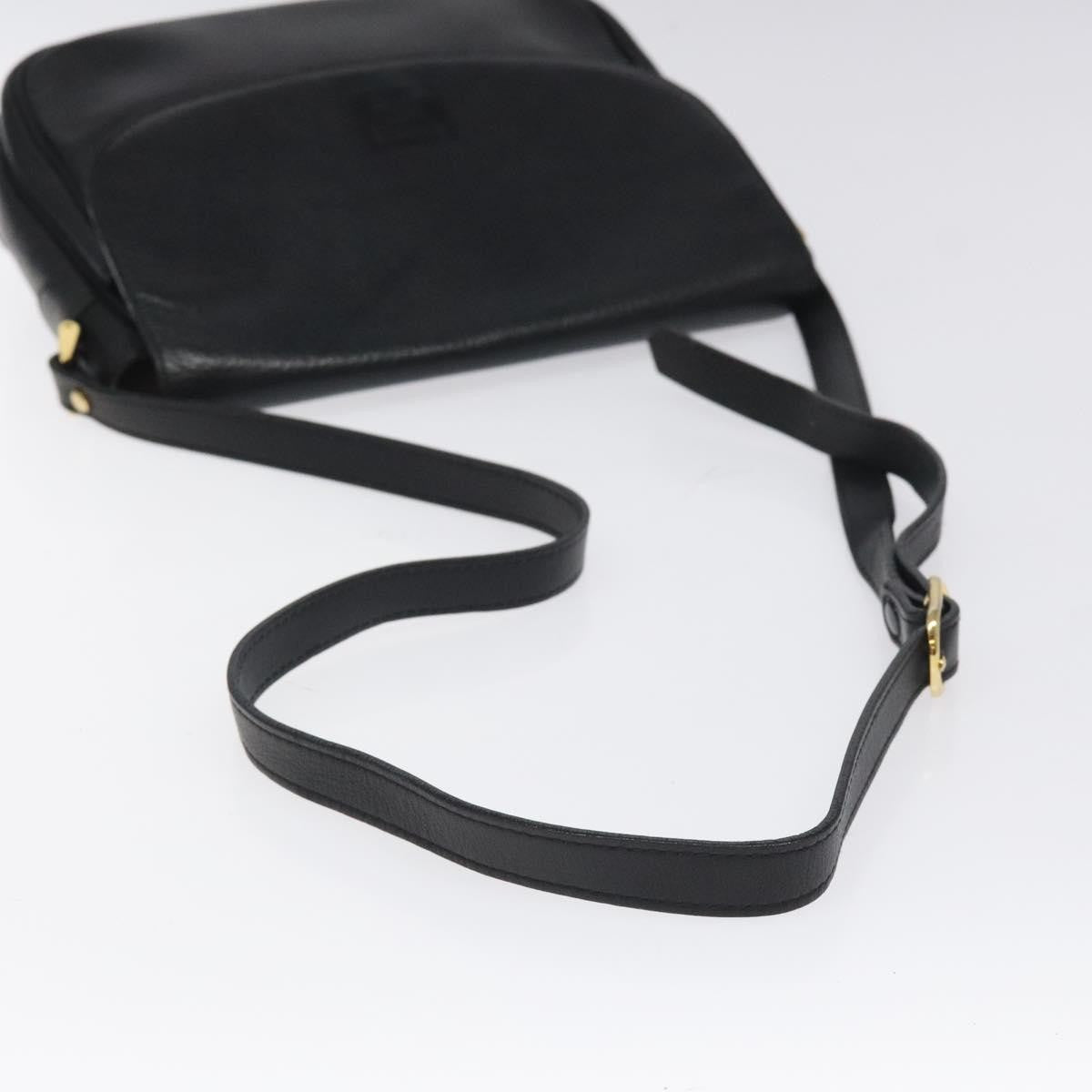 Burberry Flap Shoulder Bag Leather, BLACK, LEATHER, Shoulder bag