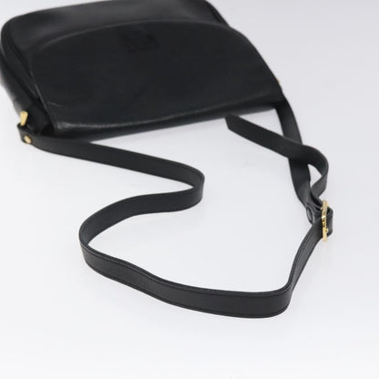 Burberry Flap Shoulder Bag Leather, BLACK, LEATHER, Shoulder bag