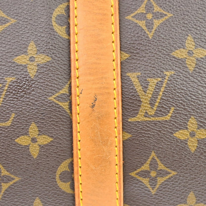 Louis Vuitton Keepall Bag Monogram Canvas, Brown, Canvas, Travel Bag