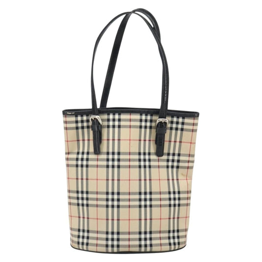 Burberry Nova Check Tote Nylon, BEIGE, NYLON, Tote bag
