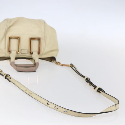 Chloe Ethel Handbag Leather, WHITE, LEATHER, Handbag