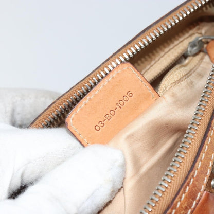 Christian Dior Trotter shoulder bag Canvas, BROWN, PVC, Shoulder bag