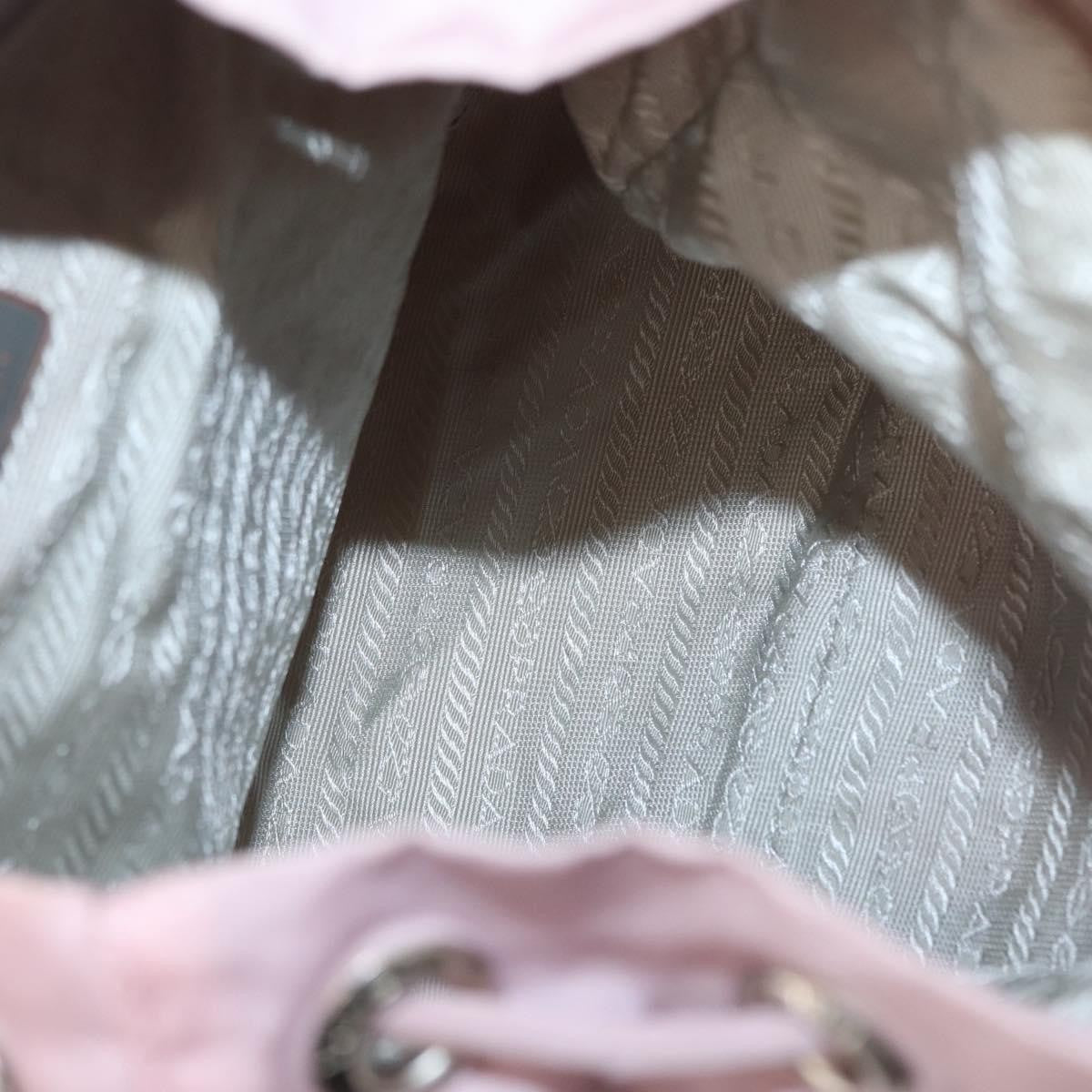 Prada Double Front Pocket Backpack Tessuto, PINK, NYLON, Backpack