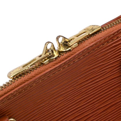 Louis Vuitton Alma Handbag Epi Leather, BROWN, LEATHER, Handbag