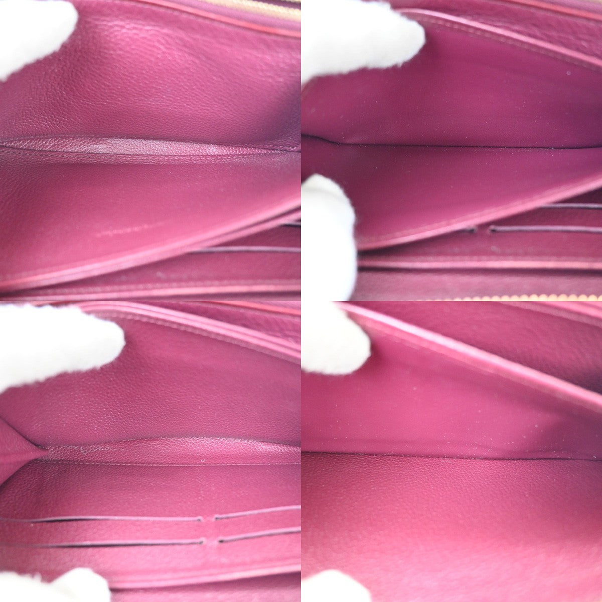 Louis Vuitton Zippy Wallet NM Leather Empreinte, PURPLE, LEATHER, Wallets