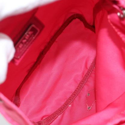 Prada Drawstring Wristlet Bucket Bag Tessuto, PINK, NYLON, Clutche & pouche
