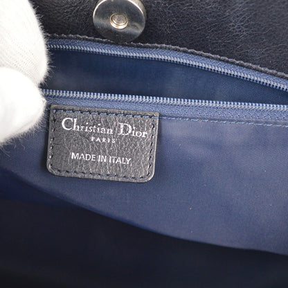 Christian Dior Flight Tote Diorissimo Denim, NAVY, CANVAS, Tote bag