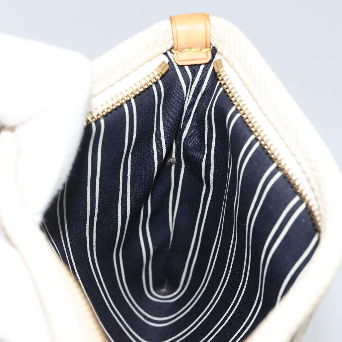 Louis Vuitton Antigua Pouch Canvas, BEIGE, CANVAS, Clutche & pouche