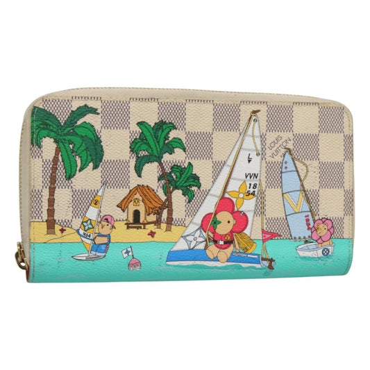 Louis Vuitton Zipped Wallet Limited edition printed canvas, MULTICOLOUR, CANVAS, Wallets
