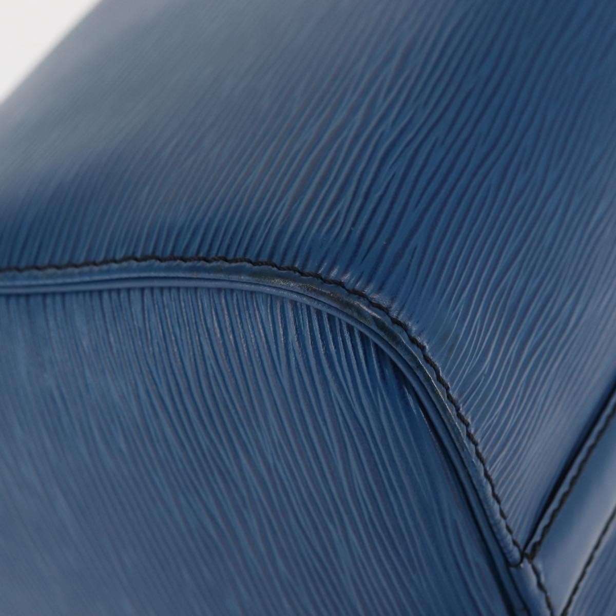 Louis Vuitton Speedy Handbag Epi Leather, BLUE, LEATHER, Handbag