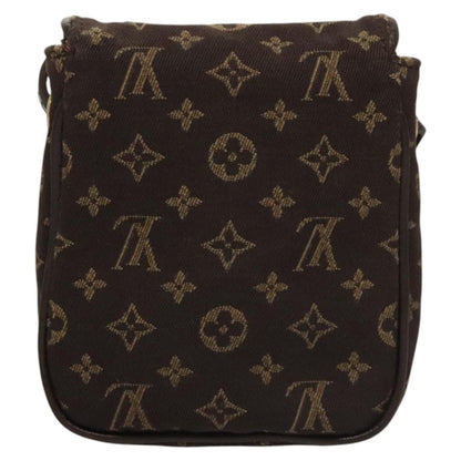 Louis Vuitton Cancun Pochette Monogram Mini Canvas, BROWN, CANVAS, Clutche & pouche