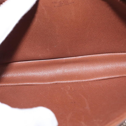 Louis Vuitton Marly Dragonne Clutch Monogram Canvas, BROWN, CANVAS, Clutche & pouche
