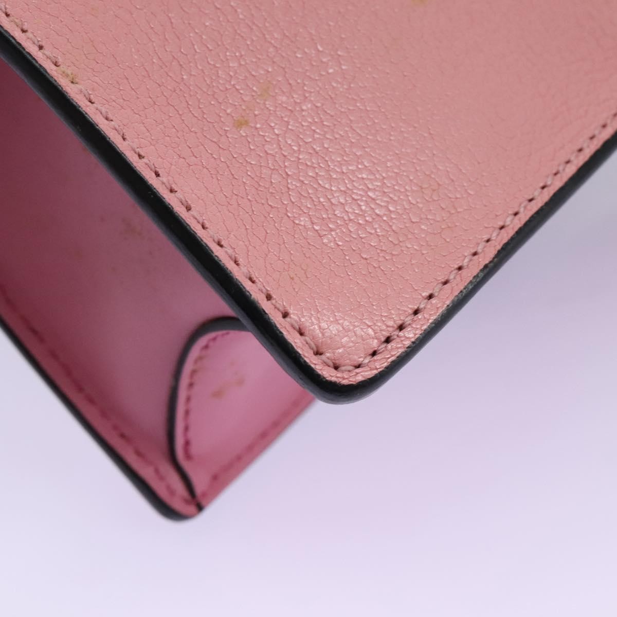 Miu Miu Madras Crystal Buckle Shoulder Bag Leather, PINK, LEATHER, Shoulder bag