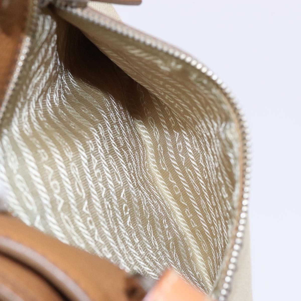 Prada Vintage Convertible Tote Canvas and leather, BEIGE, CANVAS, Tote bag