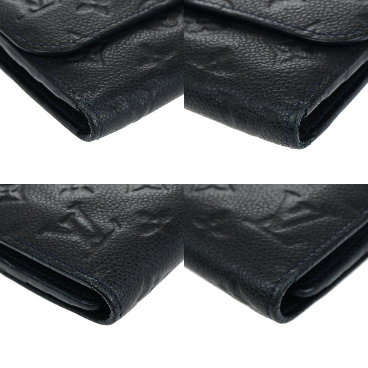 Louis Vuitton Virtuose Wallet Monogram Empreinte Leather, NAVY, LEATHER, Wallets