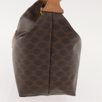 Celine Vintage Macadam Handbag Macadam, BROWN, CANVAS, Handbag