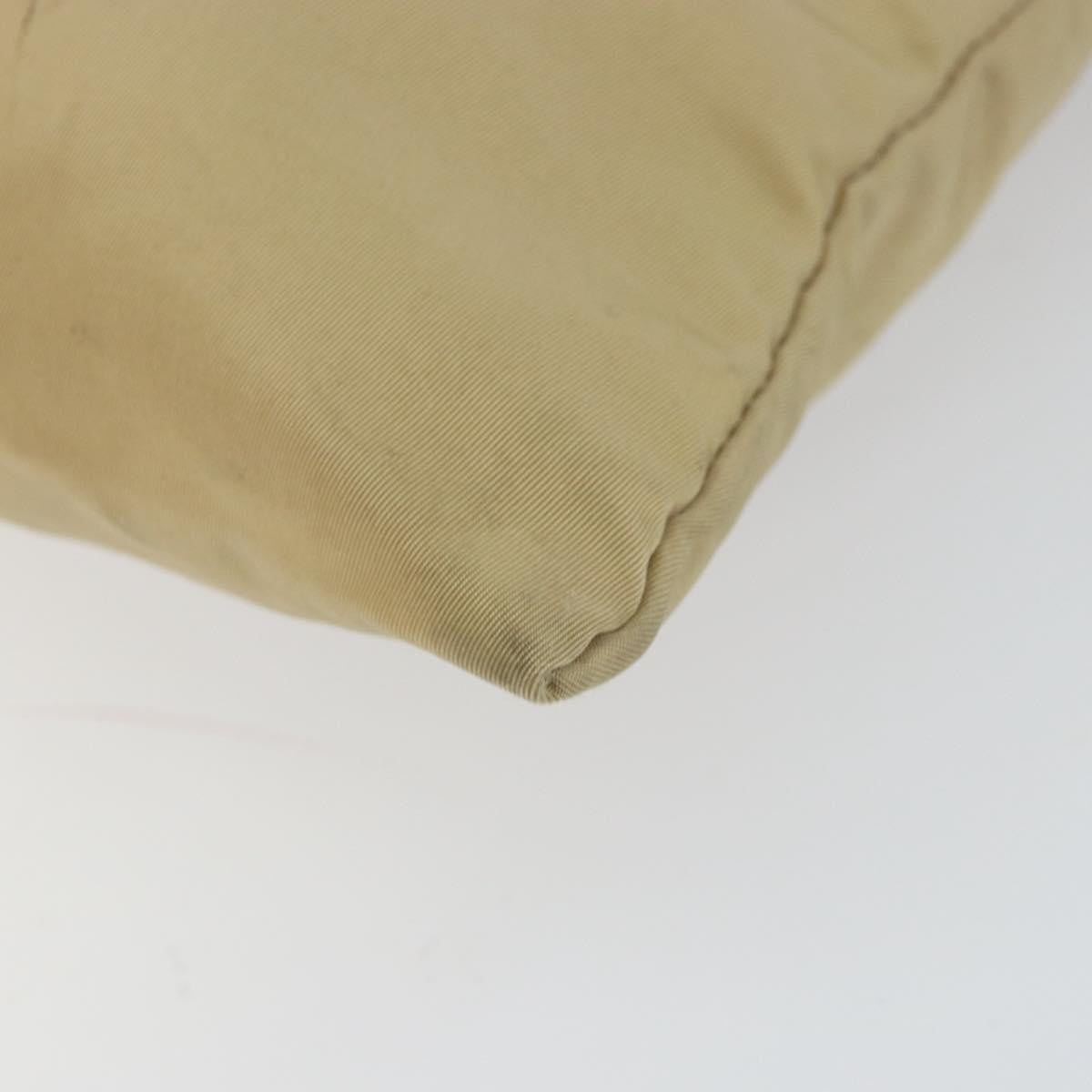 Prada Flat Messenger Bag Tessuto, BEIGE, NYLON, Shoulder bag