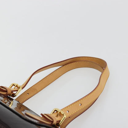 Louis Vuitton Rosewood Avenue Handbag Monogram Vernis, Purple, Patent Leather, Handbag