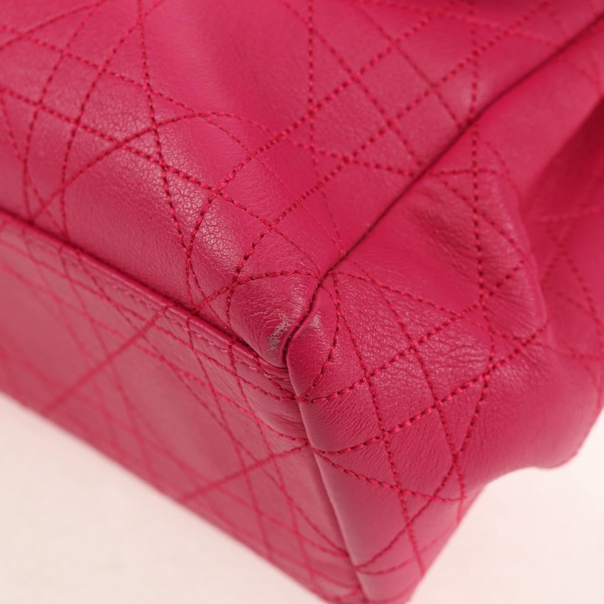 Christian Dior Long Chain Miss Dior Bag Cannage Quilt Lambskin, PINK, LEATHER, Shoulder bag