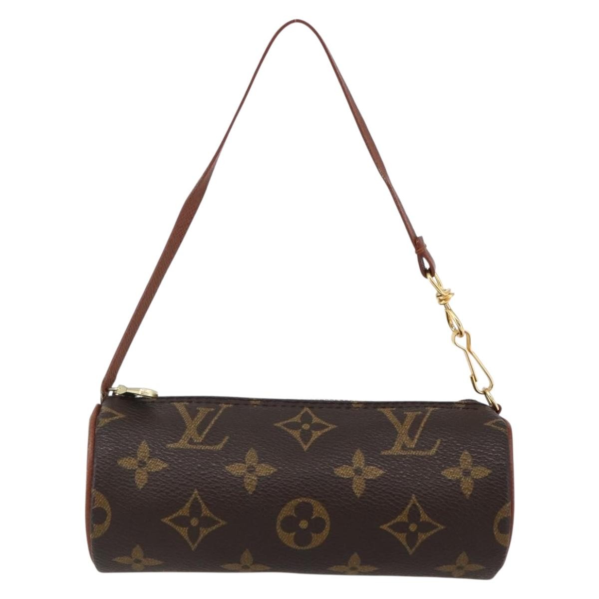 Louis Vuitton Papillon Pochette Monogram Canvas, BROWN, CANVAS, Crossbody bag