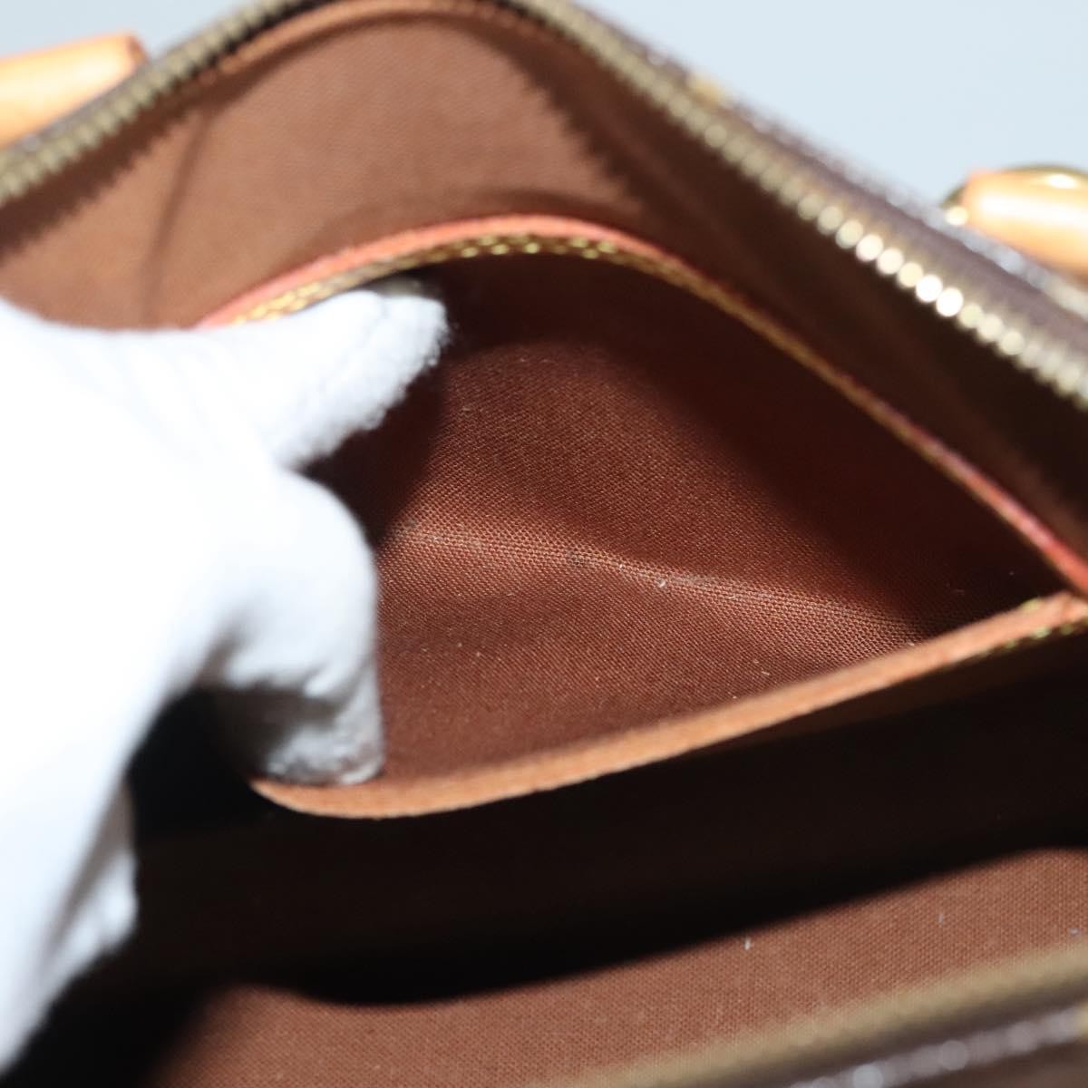 Louis Vuitton Alma Handbag Monogram Canvas, BROWN, CANVAS, Handbag