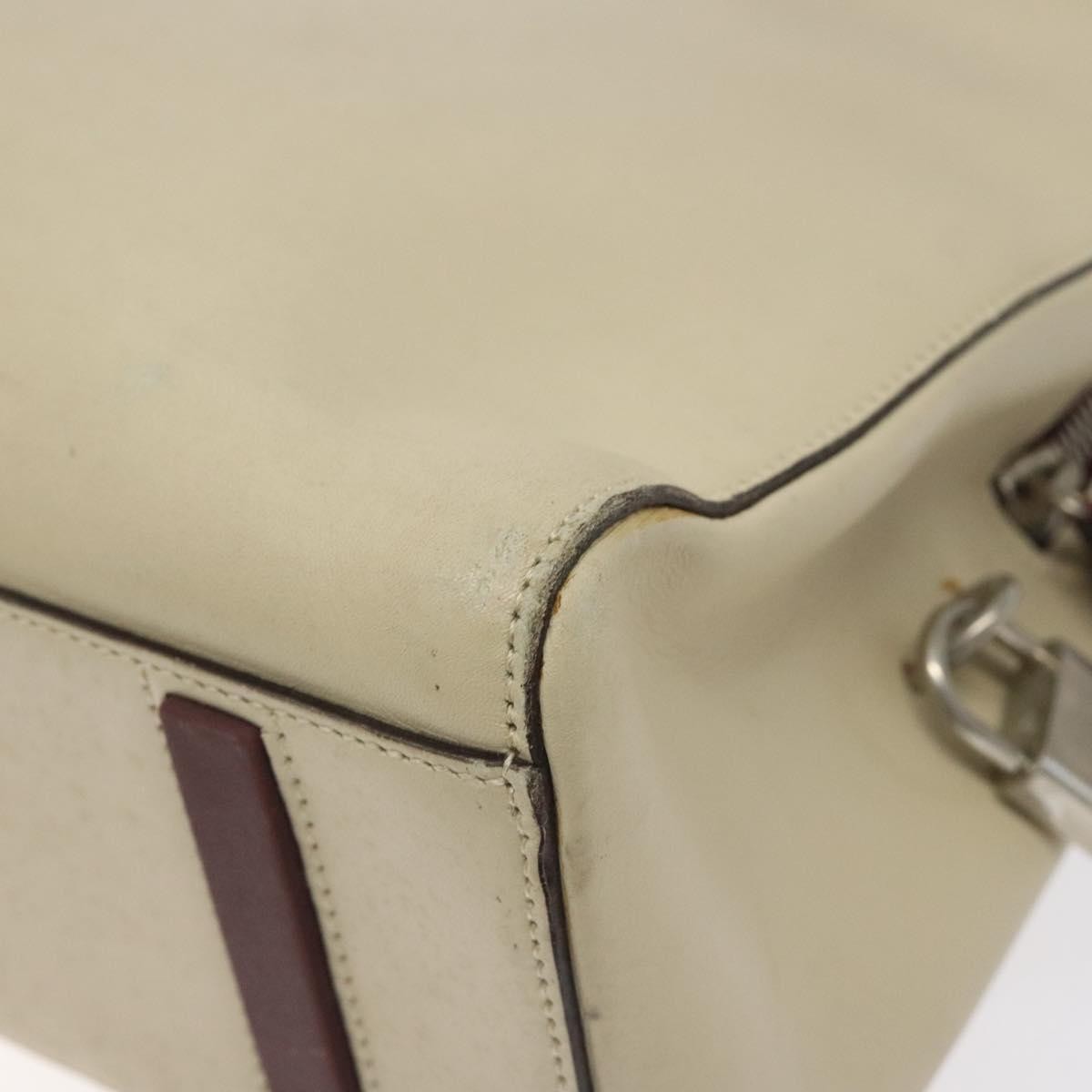 Prada Vintage Shoulder Bag Leather, BEIGE, LEATHER, Shoulder bag
