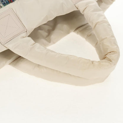 Chanel Coco Cocoon Reversible Tote Quilted Printed Nylon, WHITE, NYLON, Tote bag
