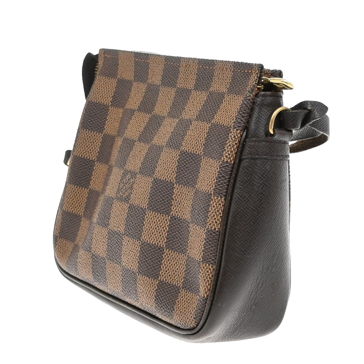 Louis Vuitton Trousse Make Up Bag Damier Canvas, BROWN, CANVAS, Clutche & pouche
