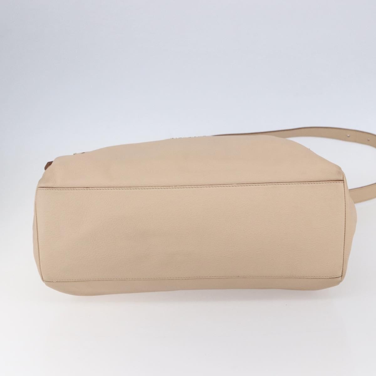 Givenchy Pandora Pure Satchel Leather, BEIGE, LEATHER, Handbag