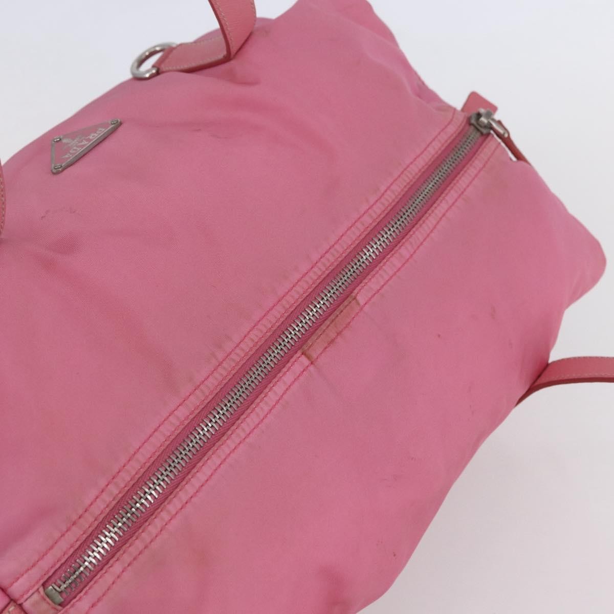 Prada Vintage Handbag Tessuto, PINK, NYLON, Handbag