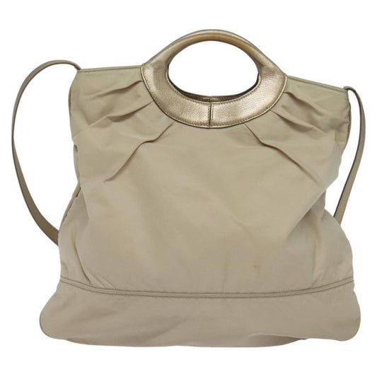 Salvatore Ferragamo Vala tote Nylon, BEIGE, NYLON, Tote bag