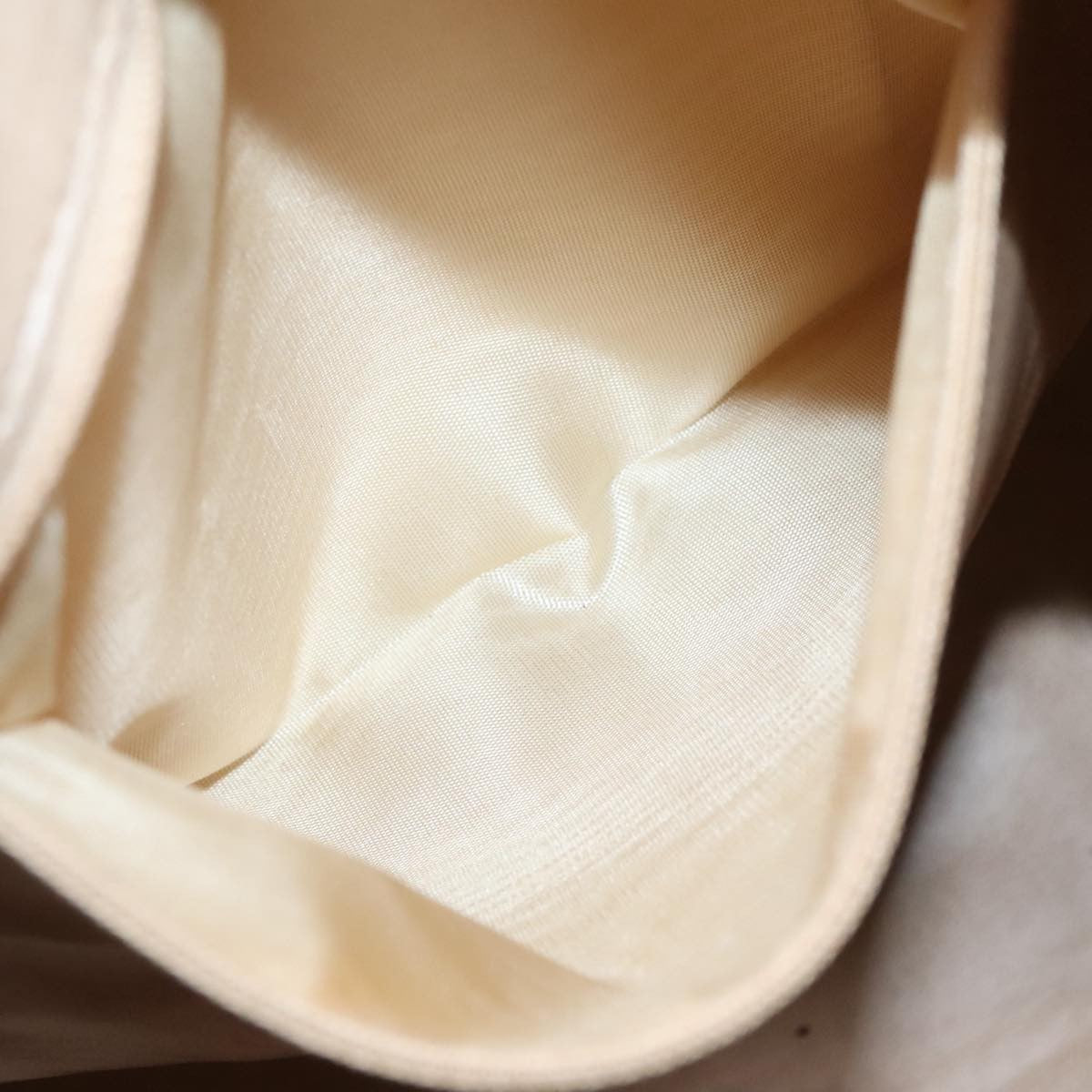 Celine Vintage Macadam Handbag Macadam, BEIGE, LEATHER, Handbag