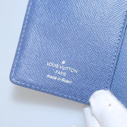 Louis Vuitton Agenda Cover Epi Leather, BLUE, LEATHER, Wallets