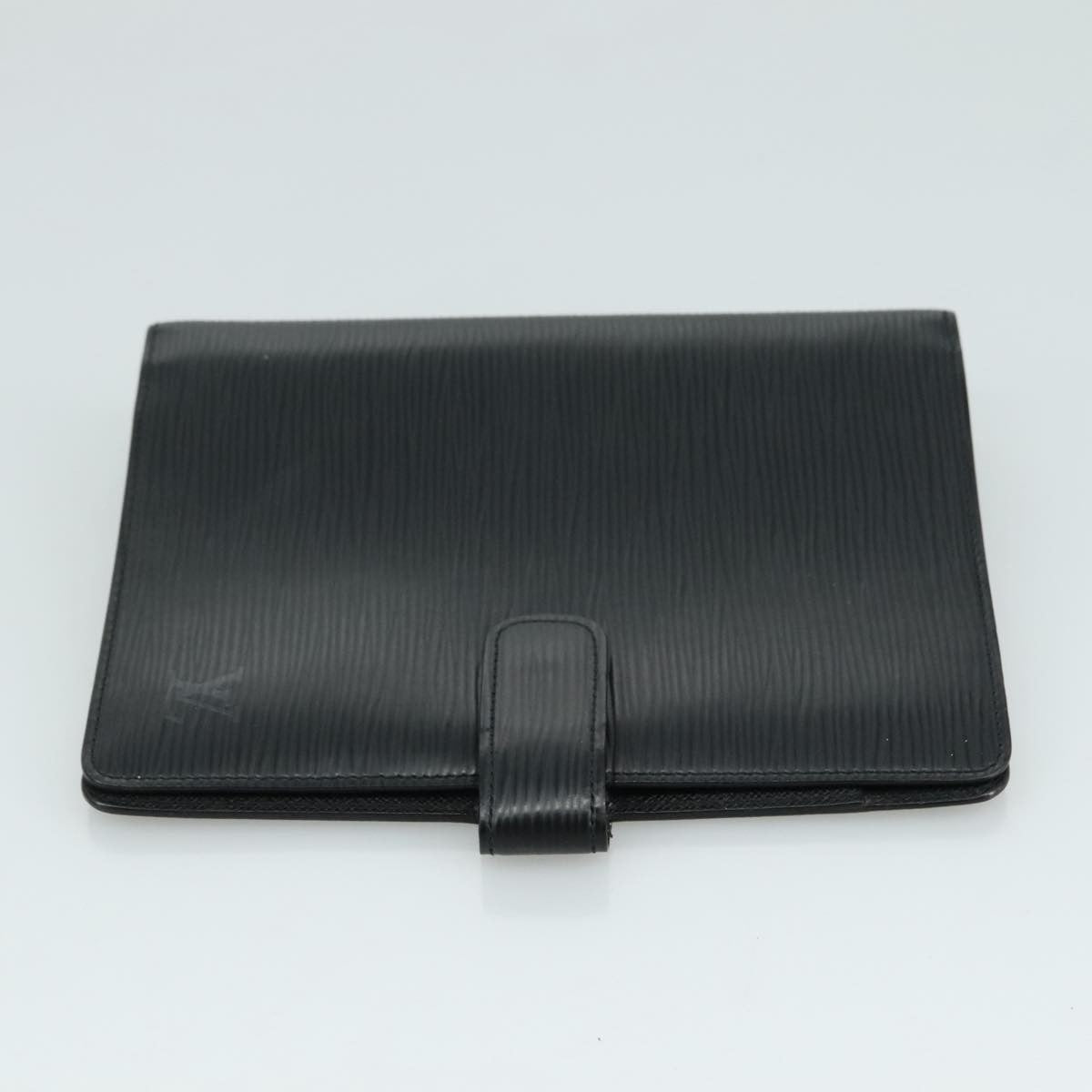 Louis Vuitton Agenda Cover Epi Leather, BLACK, LEATHER, Wallets